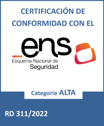 Distintivo ENS Certificación Alta